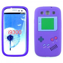 Samsung Galaxy S3 / i9300 3D Gameboy Case (Purple)
